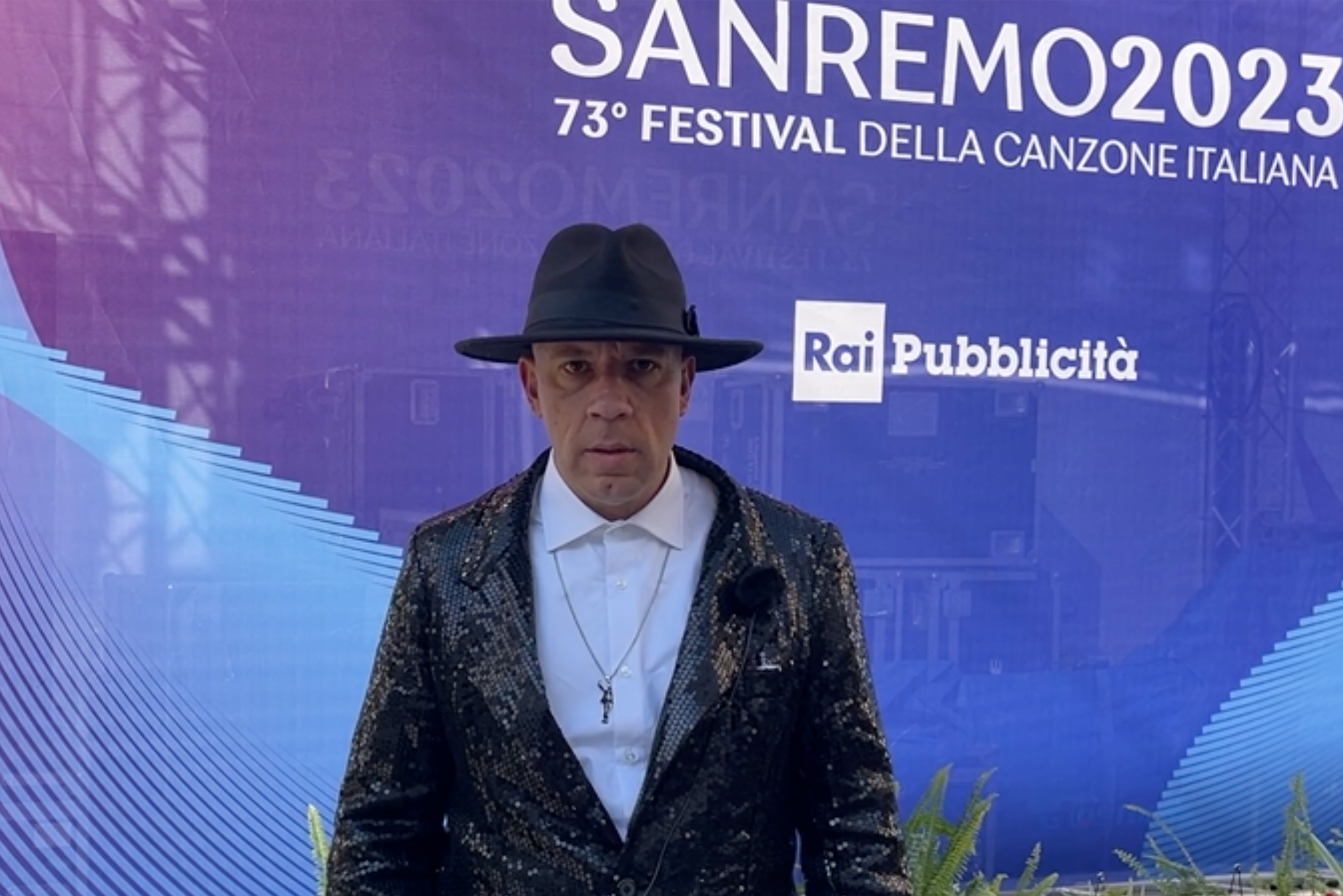 Sanremo 2023 Aldo  Jackson  da  RAI 2 vivarai2  Viva il Videobox