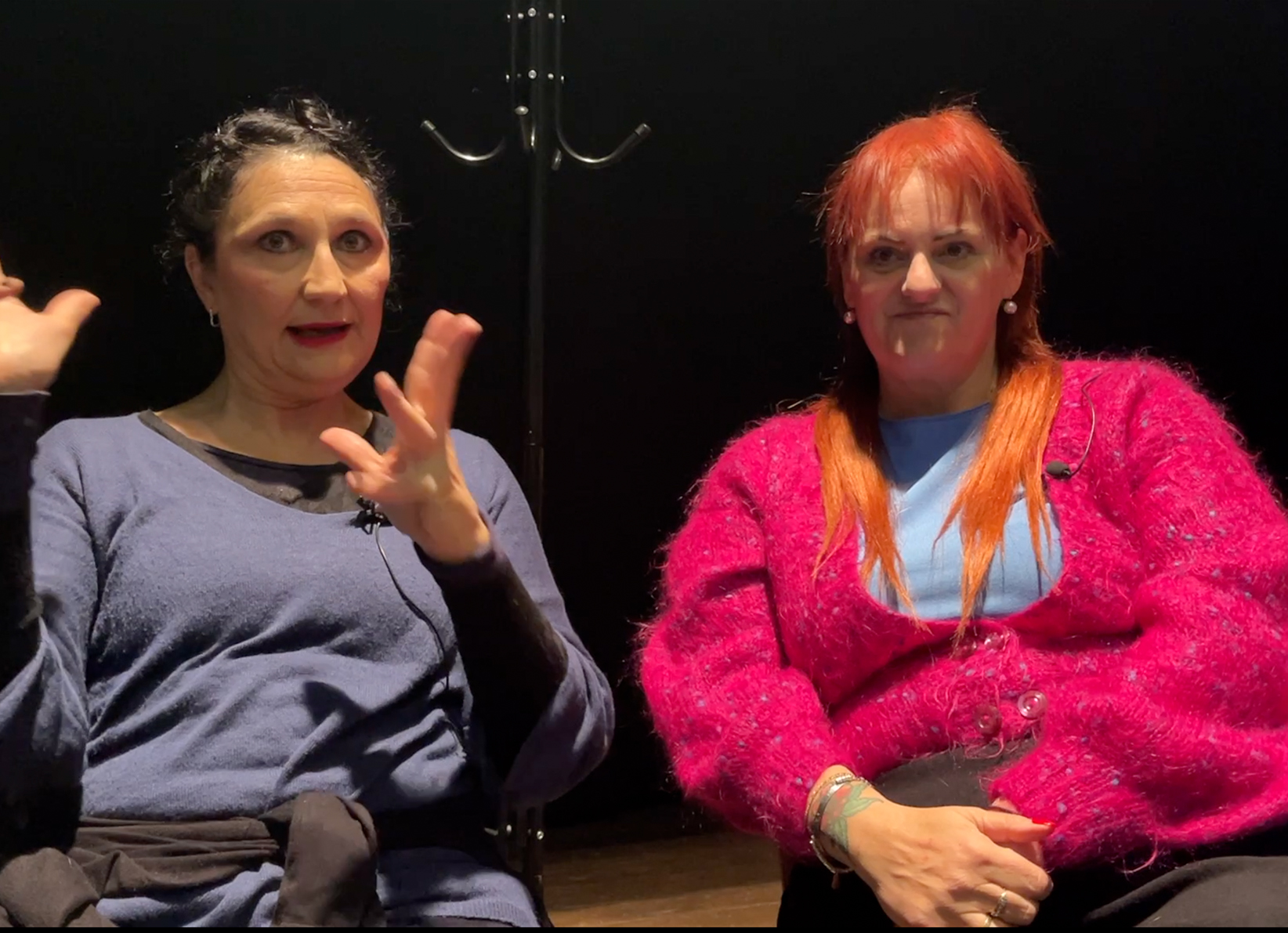 Teatro Sacco  intervista  a  Cecila Vecchio e  Susanna Gozzetti in Belle di notte