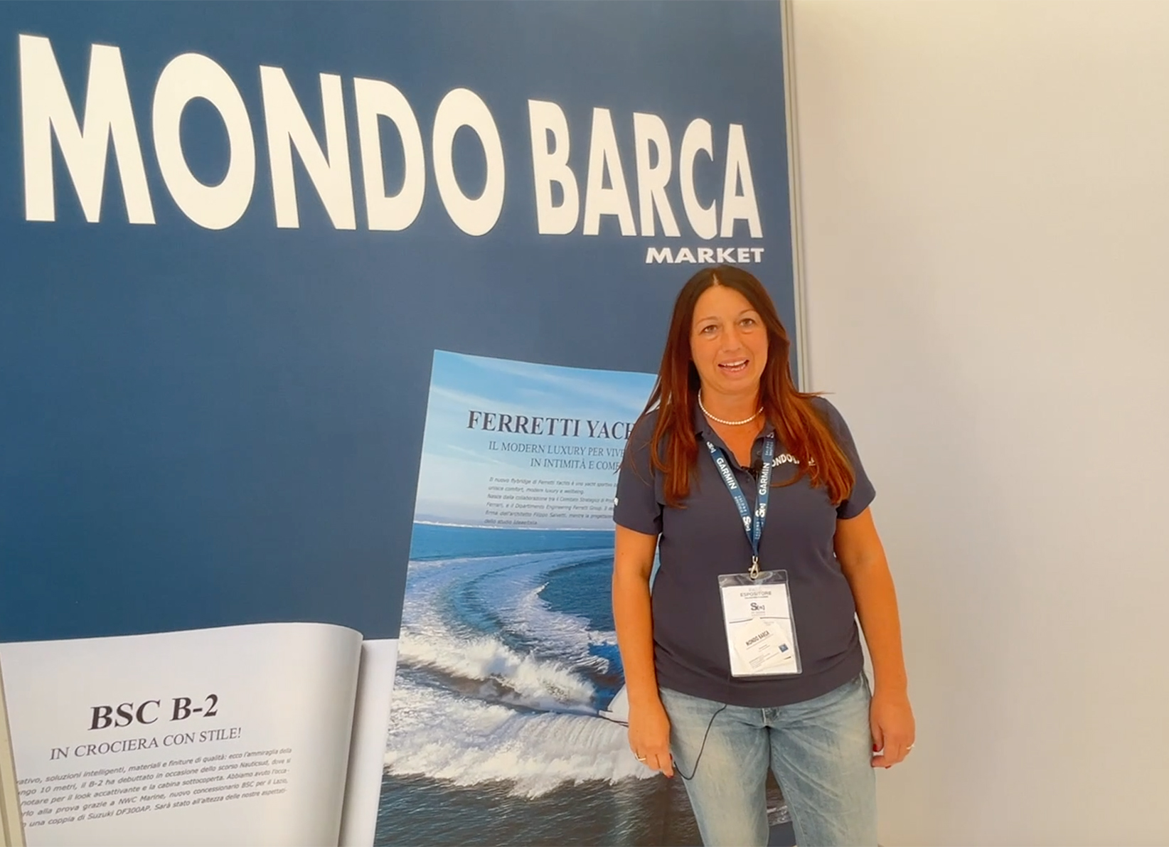 Genova 2023. Salone Nautico. Intervista al direttore di Mondo Barca. Elisa Annesi