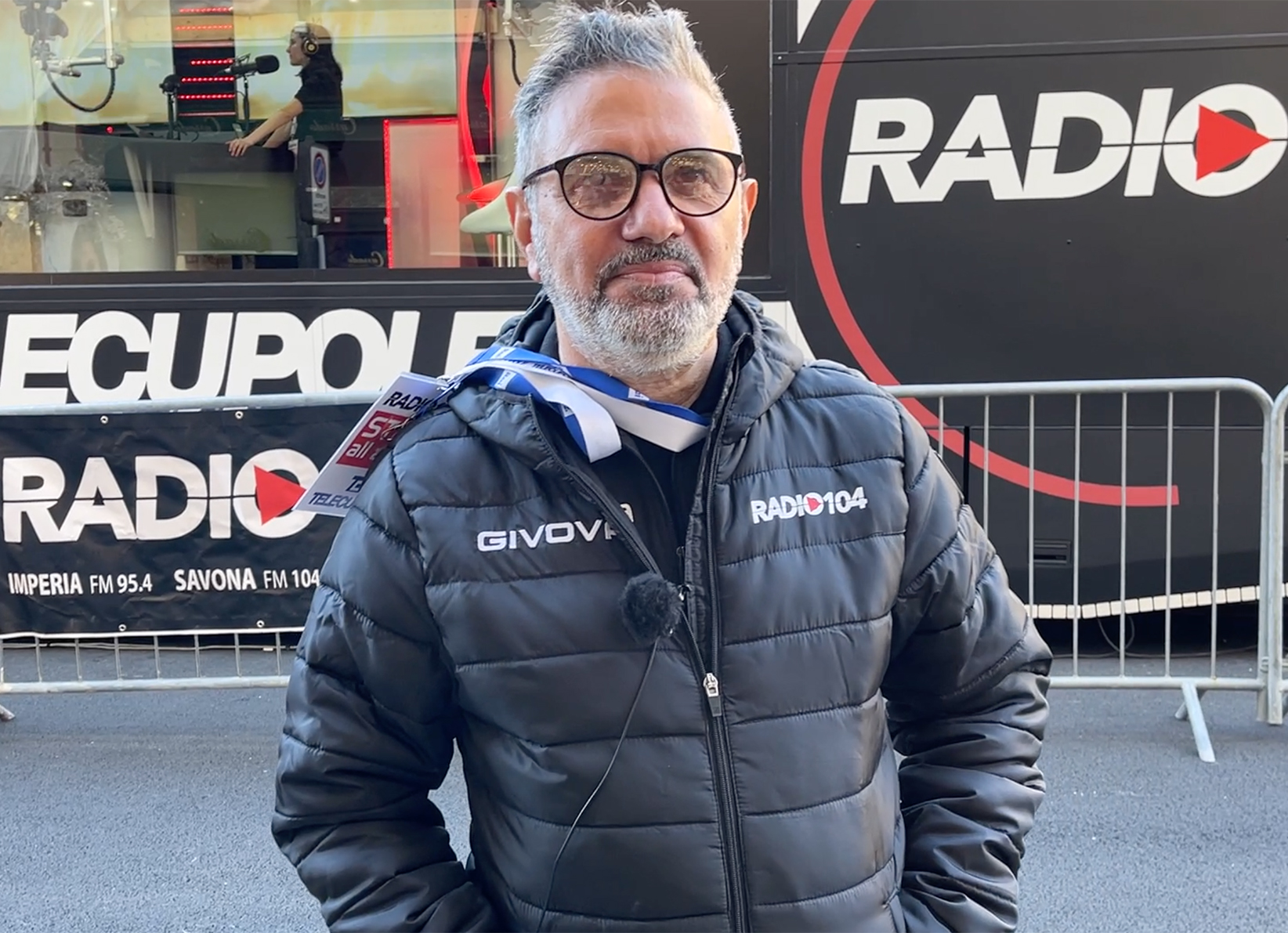 Sanremo 2023 intervista a Fabio Calvari  direttore di Radio 104
