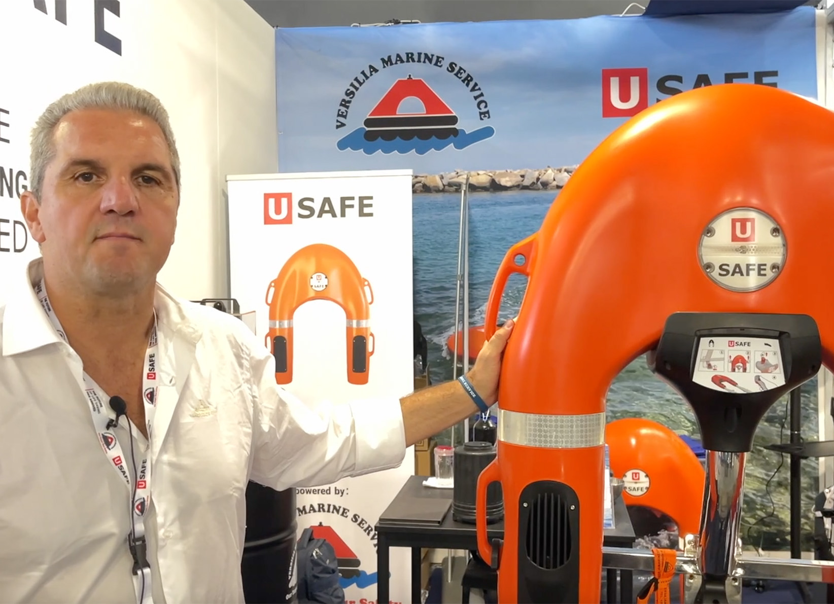 Genova 2023 Salone nautico internazionale:  U-Safe, un dispositivo intelligente di salvataggio pilotato a distanza